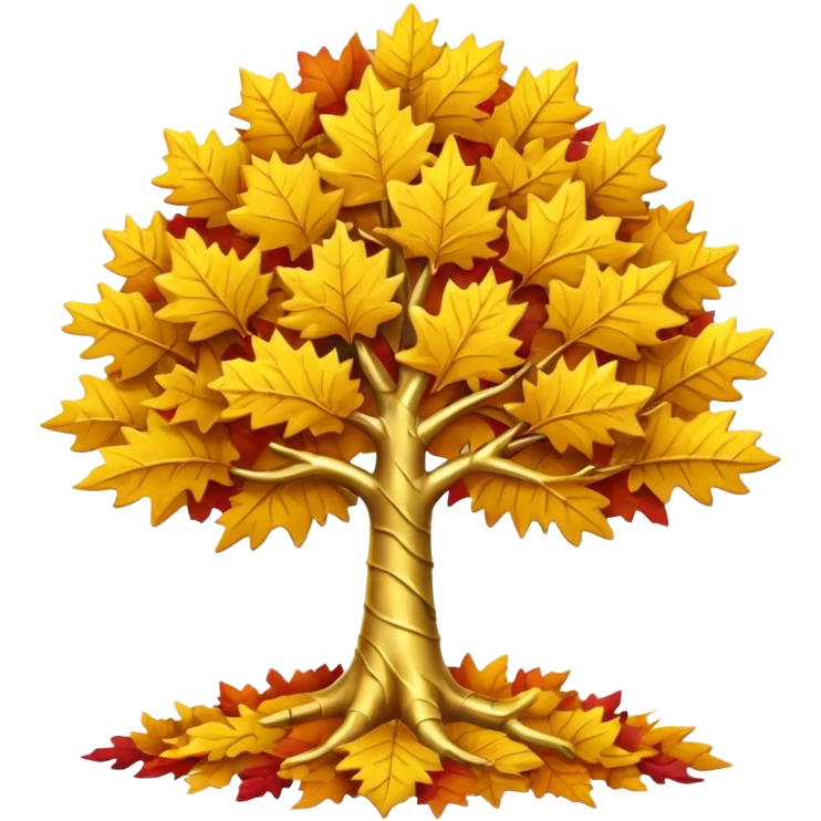 Golden treee emoji