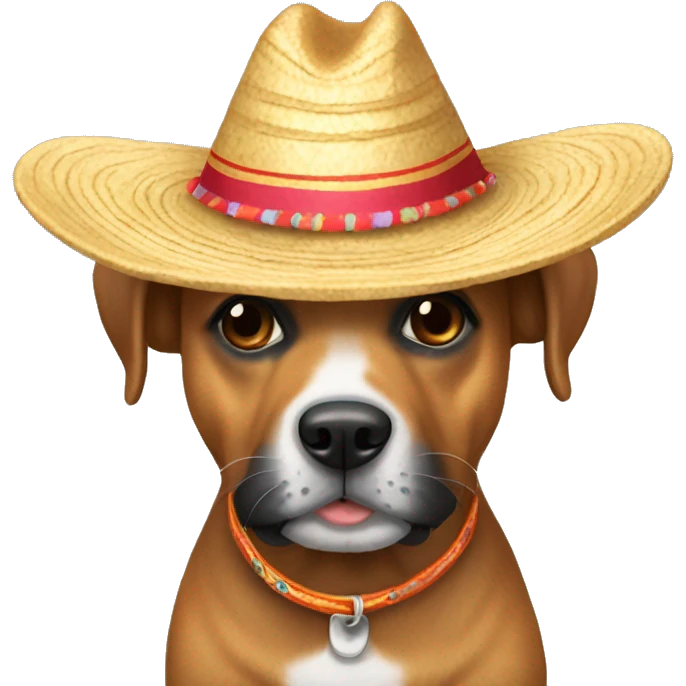 perro con sombrero emoji