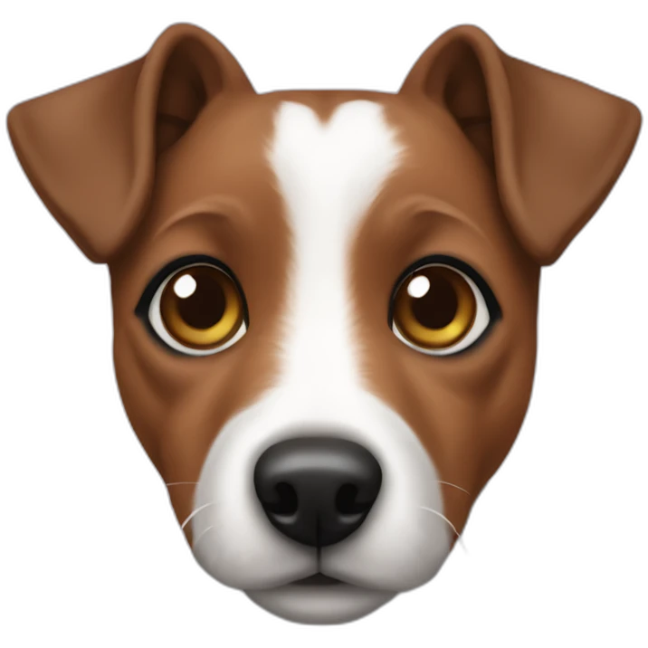 full brown jack russell with no white emoji