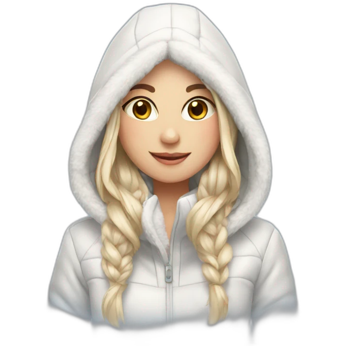Snow bunny emoji