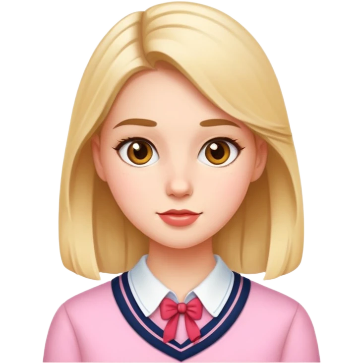 Preppy girl emoji
