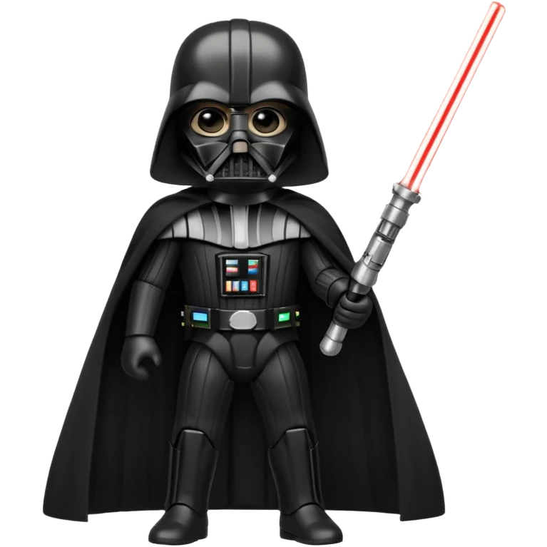 Darth Vader holding a lightsaber  emoji