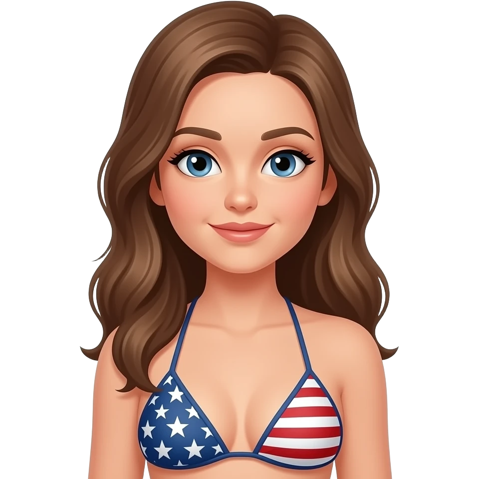 Yankinha de biquini emoji