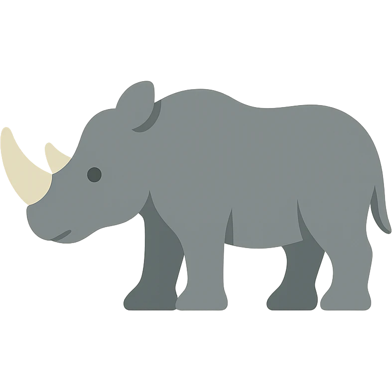 Rhinoceros emoji