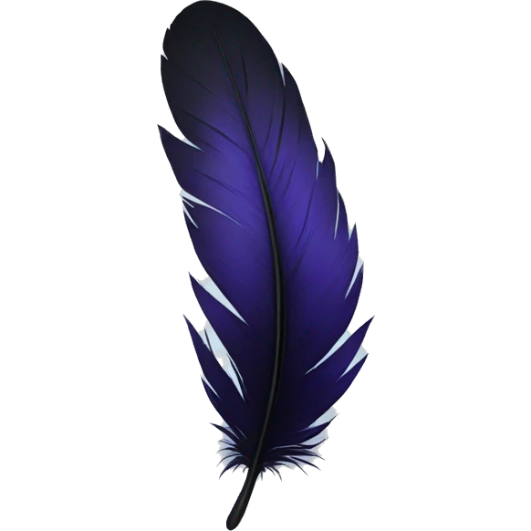 raven feather emoji