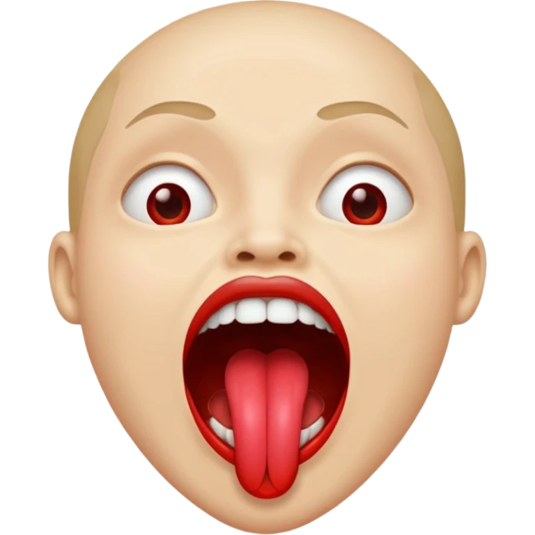 👄👅🦵🏻 emoji