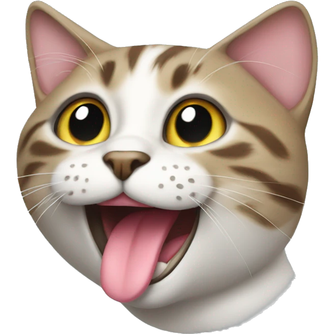 cat with tongue emoji