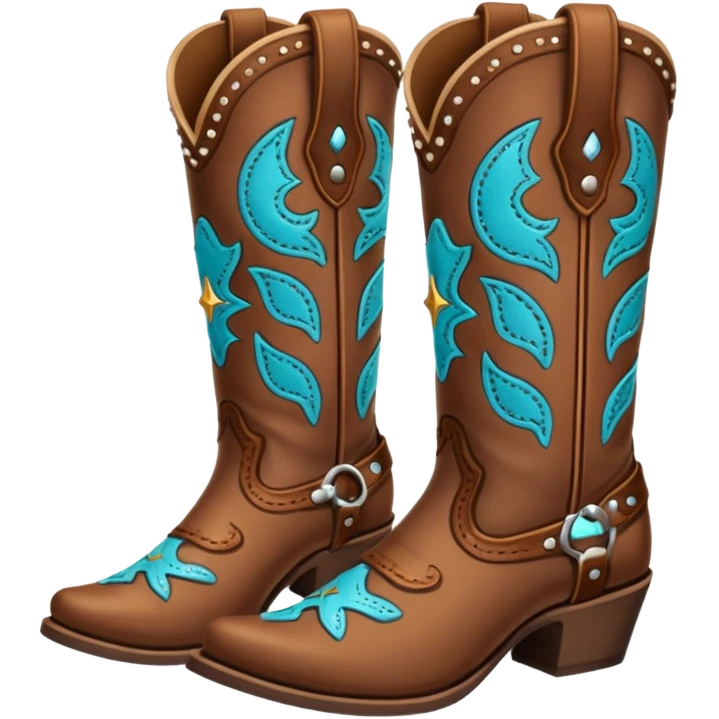 cowgirl boots cute emoji