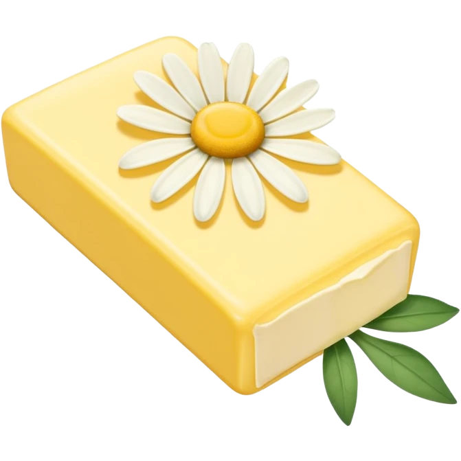 Butter with flower emoji