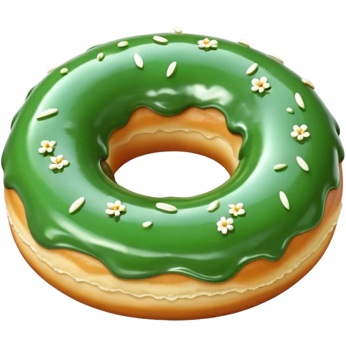 rococo regency green donut emoji