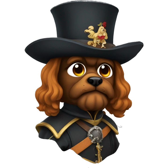 Cavalier with hat and sword  emoji
