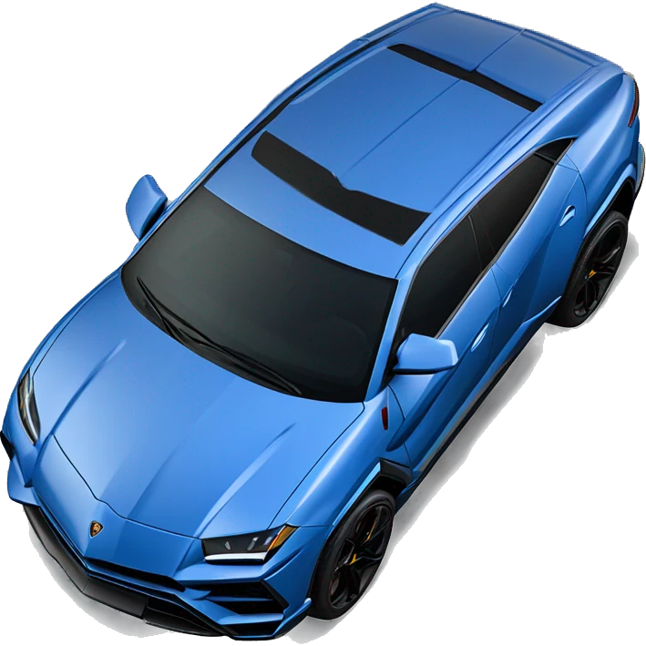 blue Lamborghini urus emoji