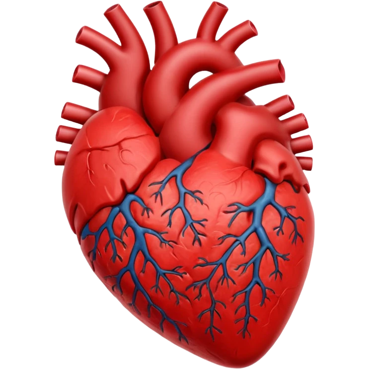  قلب واقعی انسان  emoji