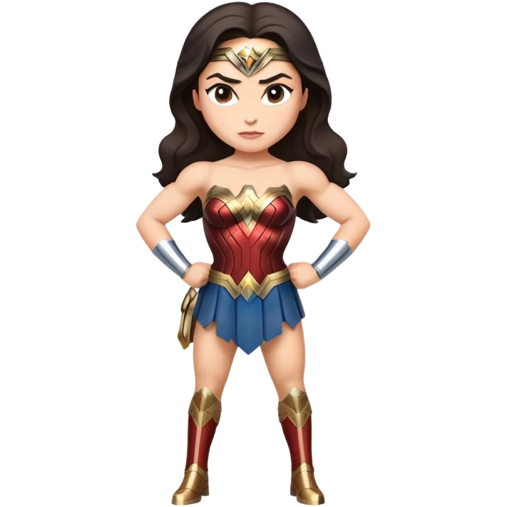 Wonder woman pose emoji