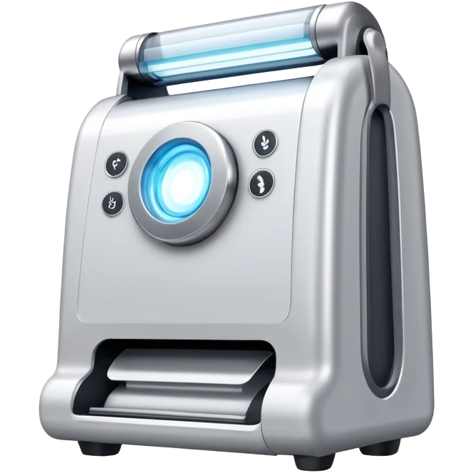 Máquina de depilación láser con rayos de luz emoji