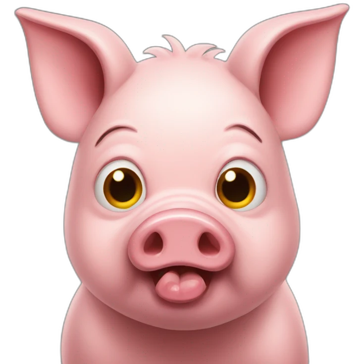 Pig wons monster emoji