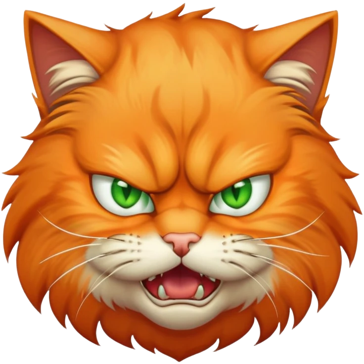 angry cat emoji