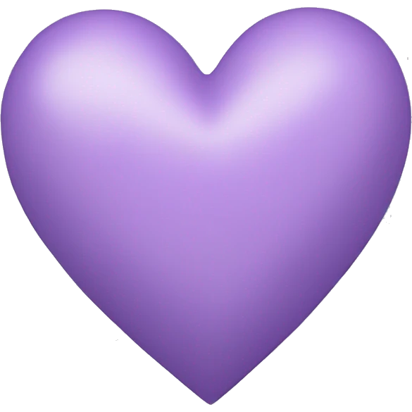 light purple heart emoji
