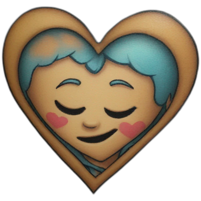 mom heart tattoo emoji