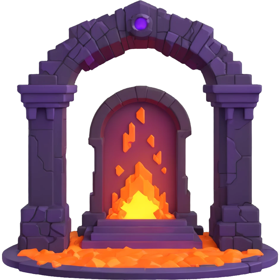 Minecraft Nether portal emoji