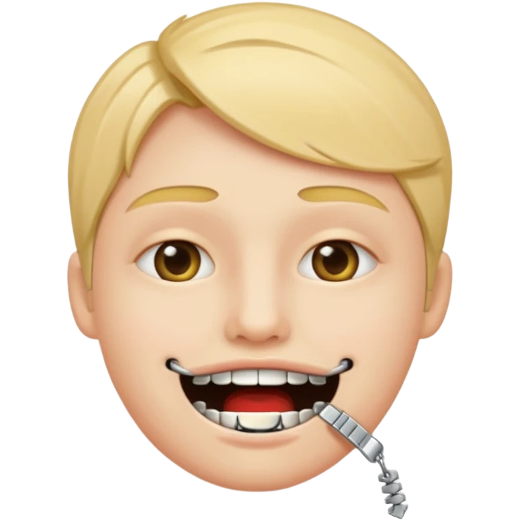 zipper mouth emoji