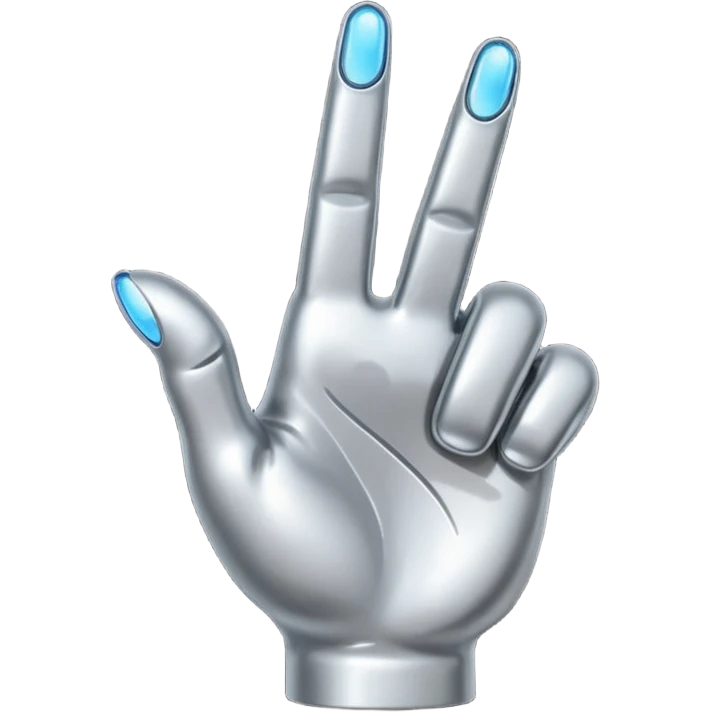 middle finger cyberpunk emoji