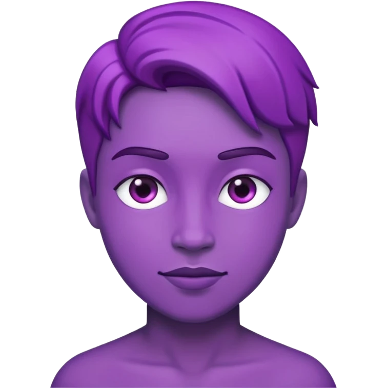 Personnage violet du je REPO  emoji