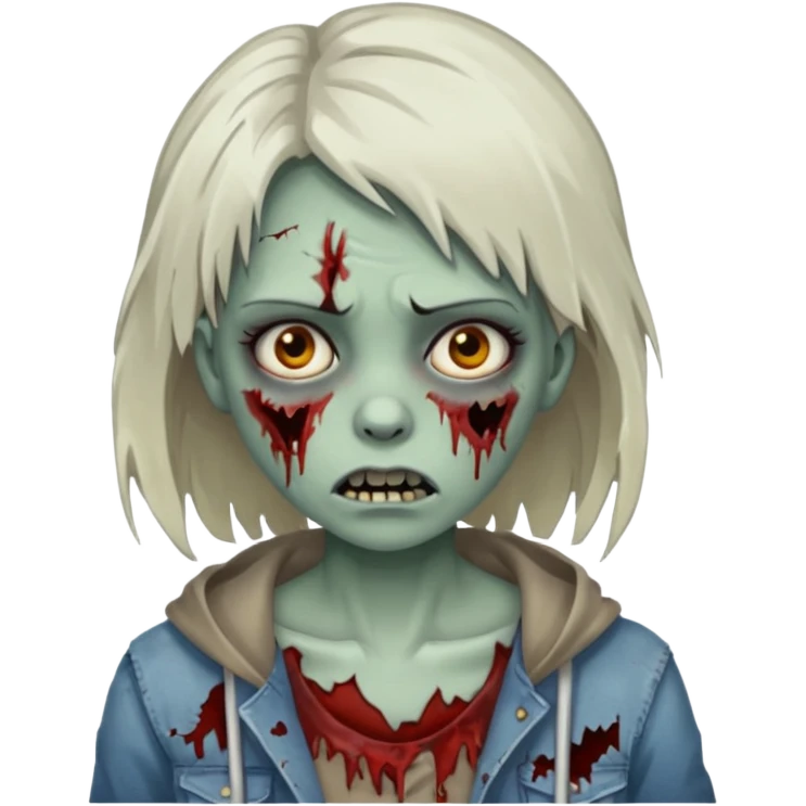 zombie girl franja emoji
