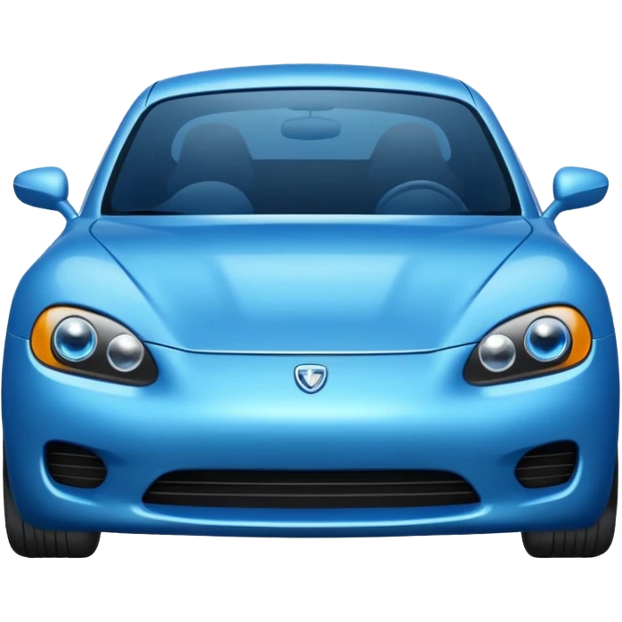 blue car emoji