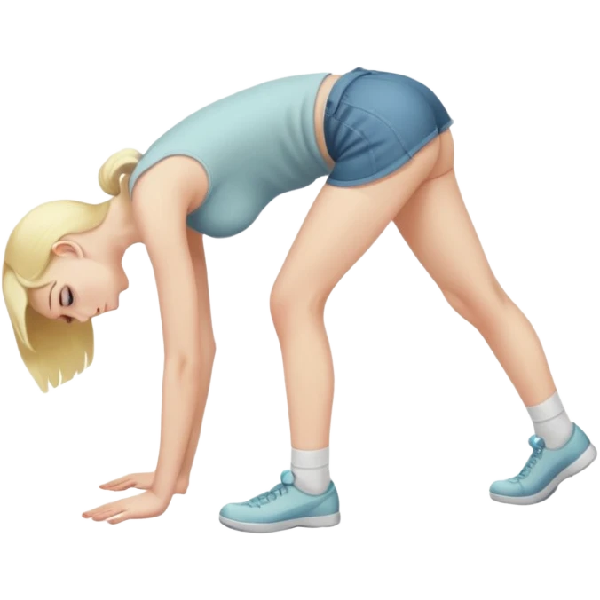 fullbody naked  without any clothes on busty teen young blonde pawg buxom bending over sfw emoji