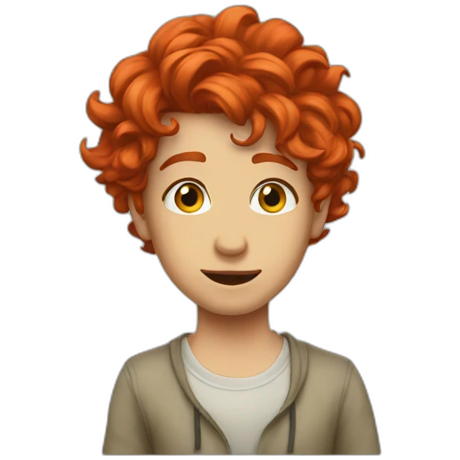 red hair memes emoji