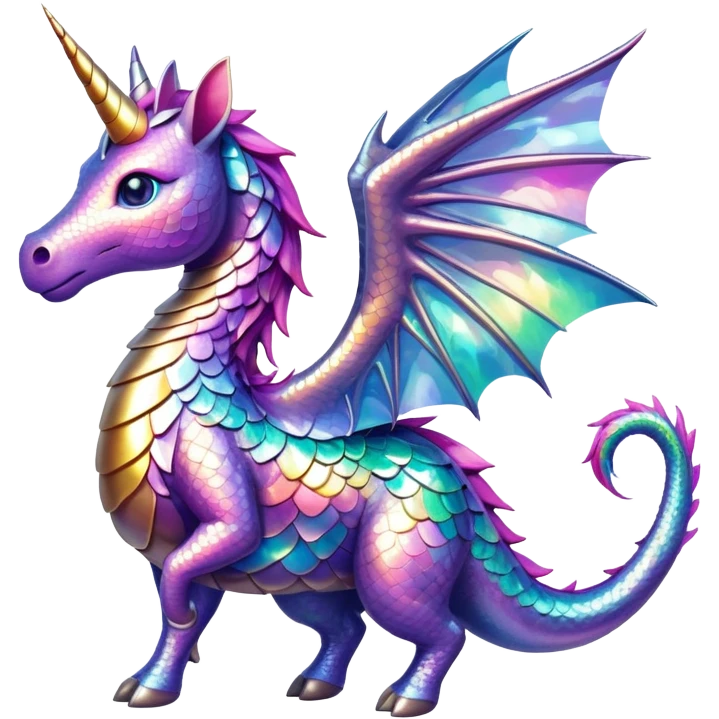 magical creature dragon or unicorn emoji