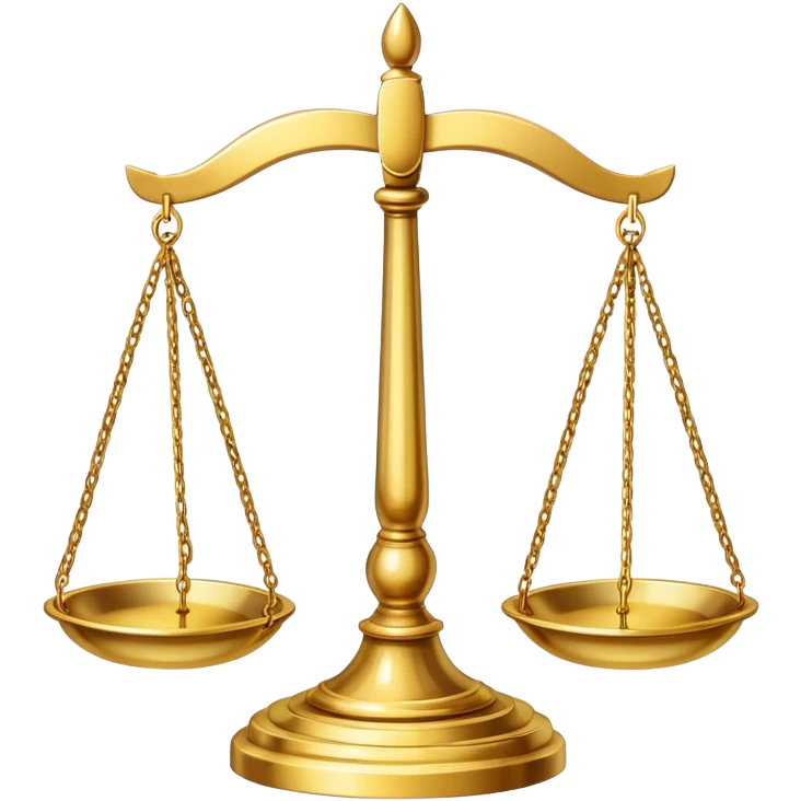 Scales of justice emoji