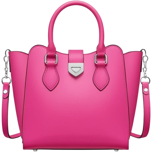 bright pink picotin bag emoji