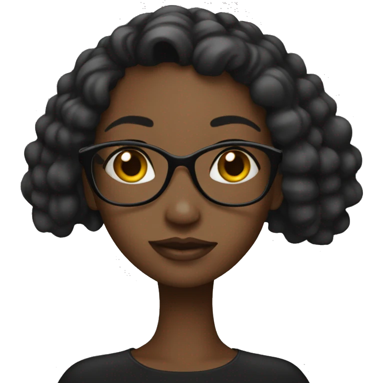 It girl black emoji
