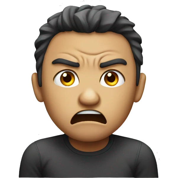 Someone anger emoji