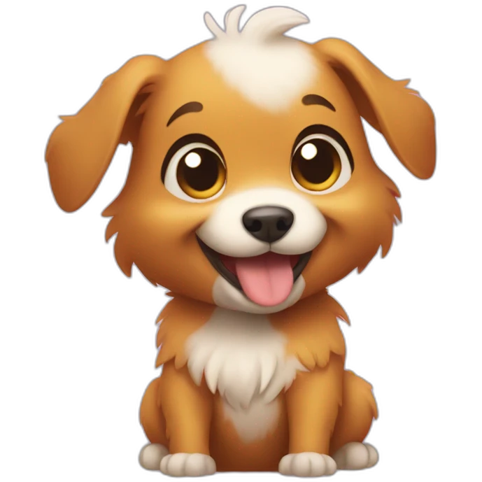 Chicken happy puppy emoji
