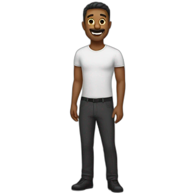 man performing dipps emoji