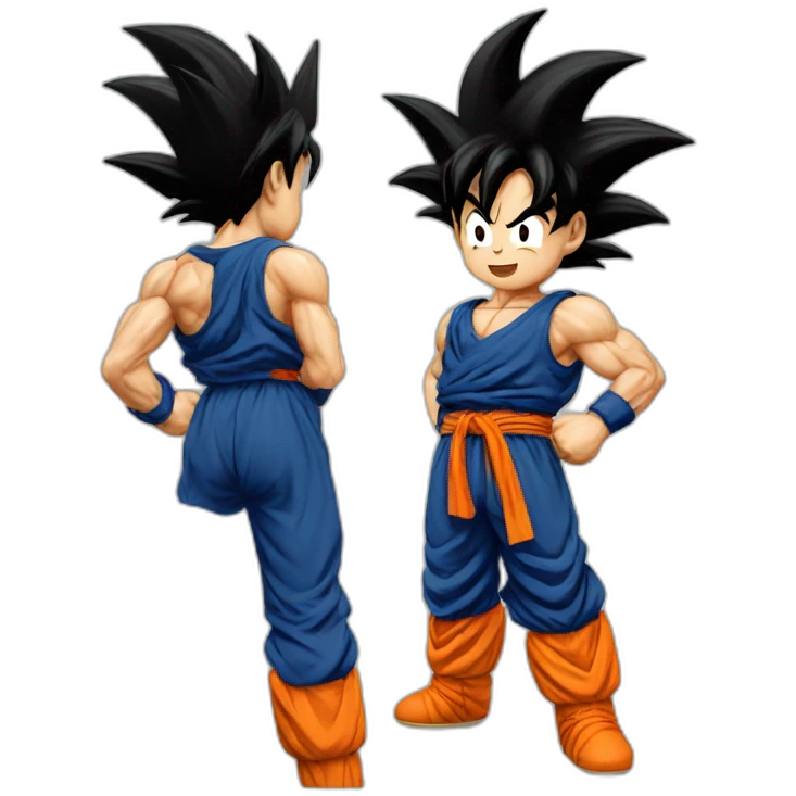 does goku clean nuts? emoji
