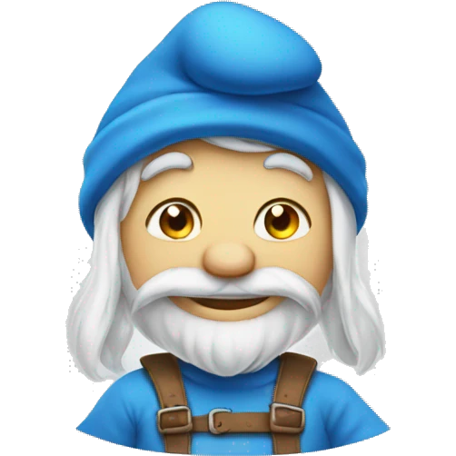 Smurf emoji