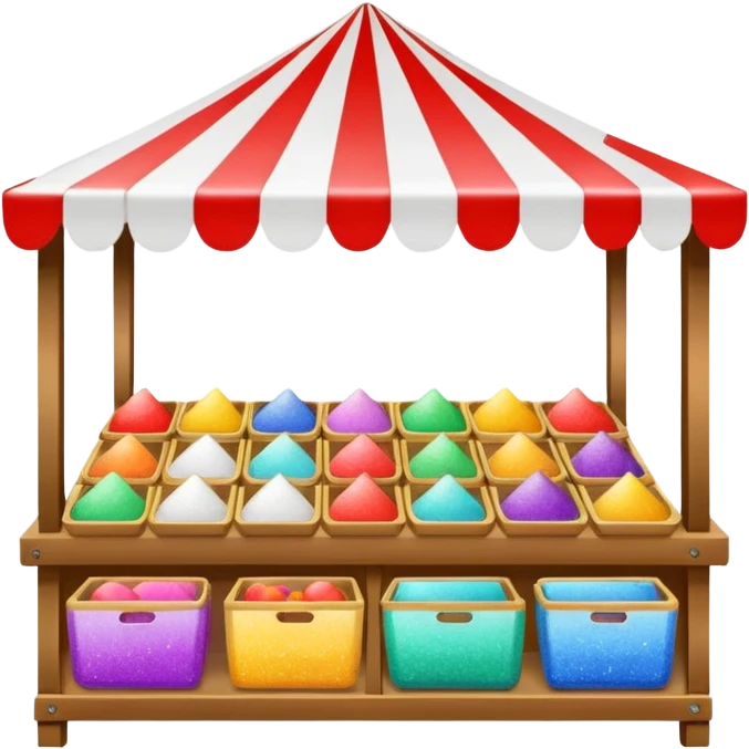 glitter white market emoji