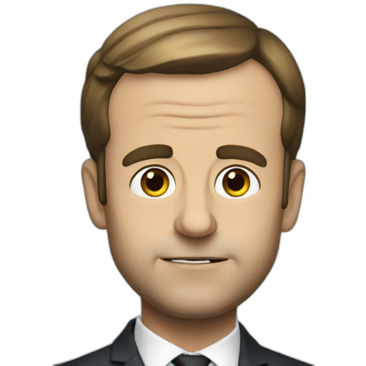 Macron fume emoji