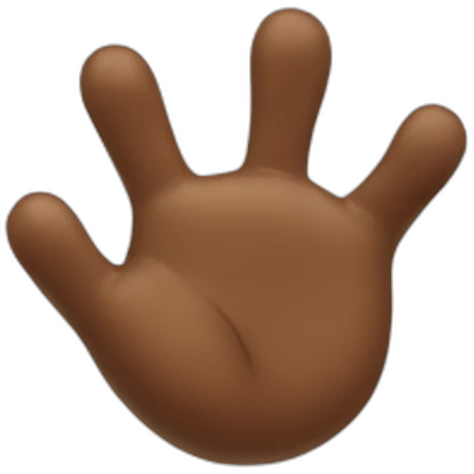 bear-hand-like emoji