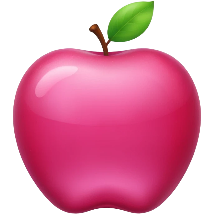 pink apple emoji