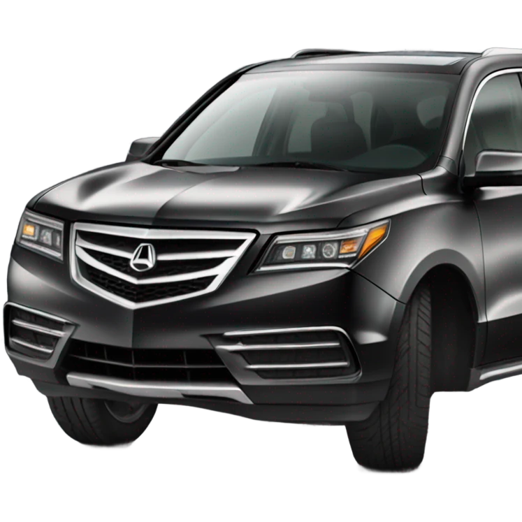 Acura mdx black color emoji