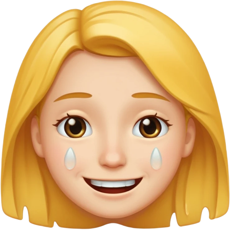 Smile with tears emoji
