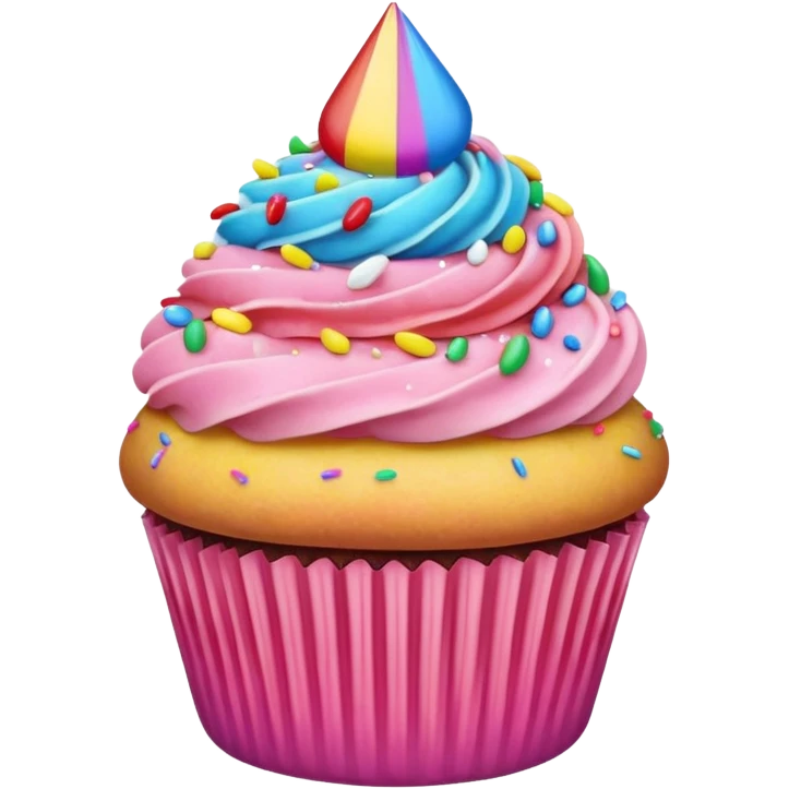 cupcake rosa emoji
