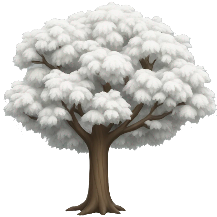 White tree emoji
