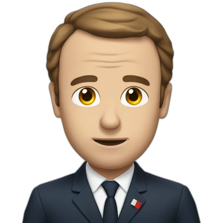 Macron qui dort emoji