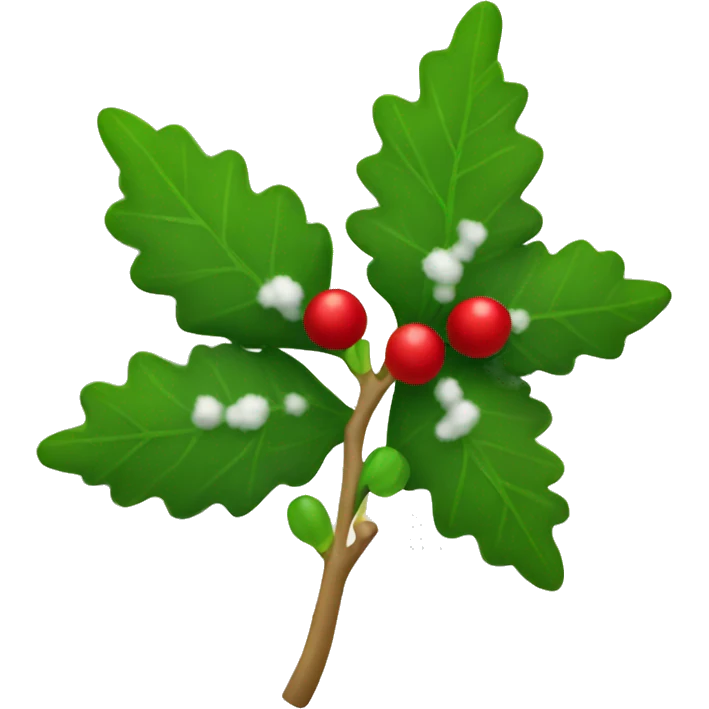 Mistletoe  emoji